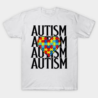 April Is Autism Awareness Month, Mom And Dad T-Shirt